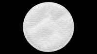 White textured circular disc isolated on transparent background, ready for design use on t-shirts, stickers, clipart, print-on-demand products, and sublimation projects.