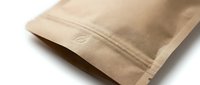 Beige fabric folded with visible stitching detail on white background, isolated ready for design use on apparel and textiles.