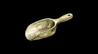 Watercolor wooden scoop isolated on transparent background, ready for t-shirt design, stickers, clipart, print on demand, and sublimation projects.