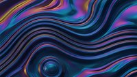 Abstract fluid waves with vibrant rainbow colors creating dynamic swirling patterns and spiral motion for modern digital art and creative backgrounds.
