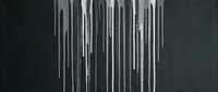 Icicles hanging from dark surface, winter frost formation with crystalline ice structures dripping downward, suitable for seasonal backgrounds and cold weather themes.