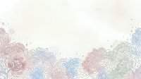 Ornamental mandala flowers with watercolor splashes in pastel pink, blue, and green tones on white isolated background, suitable for design projects and decorative applications.