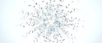Musical notes explosion in monochrome design with scattered symbols creating dynamic radial pattern on white background for creative projects.
