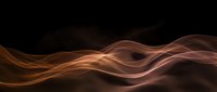 Flowing copper and bronze metallic waves create elegant abstract motion against dark background for modern digital design and luxury branding projects.
