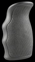 Rubber pistol grip with diamond checkered texture, isolated on transparent background. Ready for gun accessories catalogs, T-shirt designs, clipart, stickers, and print on demand.
