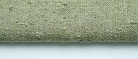 Green linen fabric texture with natural fibers and organic weave pattern for textile design and crafting projects.