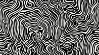 Abstract black and white wavy lines creating organic topographic pattern. Seamless vector background for modern graphic design, textile prints and wallpaper.
