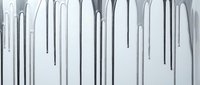 Vertical white and gray paint drips flowing downward on light background, creating abstract pattern suitable for modern design, wallpaper, and artistic projects.