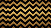 Seamless zigzag pattern in black and gold colors creates modern geometric design. Alternating chevron stripes form luxurious repeating background for elegant decorative use.