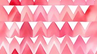 Geometric triangular pattern in pink and white shades creating dynamic rows with soft gradient effects. Modern abstract background design for creative projects.