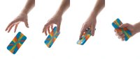 Hands holding and manipulating colorful wooden blocks in various positions, demonstrating play, learning, and problem-solving for educational content and toy marketing.