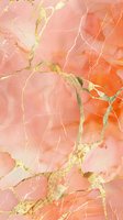 Luxurious coral and peach marble texture with gold veining creates elegant natural stone pattern for luxury interior design and decorative backgrounds.
