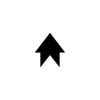 Black arrow pointing upward with split tail design isolated on white background for logos and graphic design projects.