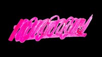 Vibrant magenta brush stroke with textured, hand-drawn appearance isolated on transparent background. Ready for t-shirt designs, stickers, clipart, sublimation, and print-on-demand projects.