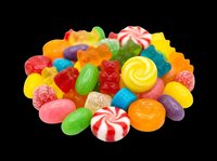 Colorful assortment of gummy candies and lollipops isolated on transparent background, ready for t-shirt designs, clipart, stickers, print-on-demand products, and sublimation projects.