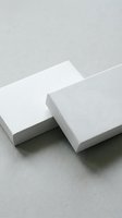 White blank canvas boards stacked on neutral background for art painting drawing sketching creative projects studio supplies mockup design.