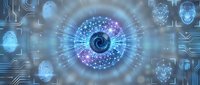 Digital spiral vortex with glowing particles and circuit patterns on futuristic technology background for cyber security and data visualization concepts.