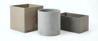 Modern fabric storage baskets in neutral tones for home organization and decluttering solutions on white background.