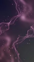 Abstract purple flowing waves with glowing particles on dark background, elegant digital art for luxury banners, wallpapers, and presentations.
