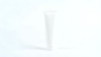 Empty clear glass tumbler on white background isolated for product photography and commercial design projects.