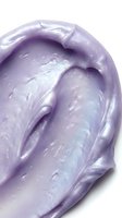 Lavender whipped cream or mousse texture with swirled peaks and smooth valleys, isolated on white background for cosmetics, skincare, beauty product packaging design.
