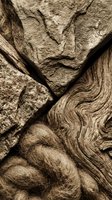Natural weathered wood texture with deep cracks and grain patterns. Rustic wooden surface showing age and erosion for organic design backgrounds.