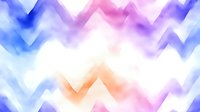 Watercolor zigzag pattern with blue, purple, and orange gradient on white background, creating a soft chevron design for modern stationery or digital backgrounds.
