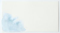 Soft light blue watercolor wash on white background, isolated design element for invitations, cards, and creative projects.