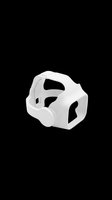 Virtual reality headset protective case isolated on transparent background, ready for sublimation, print-on-demand products, t-shirt designs, stickers, and clipart applications.