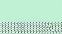 Seamless pattern featuring tiny green plants and leaves scattered across a soft mint background, tiles into a single continuous background for textile and design projects.