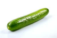 Fresh green cucumber with water drops isolated on white background, showing natural texture and glossy surface for food and healthy eating concepts.