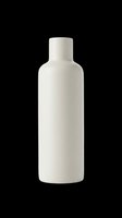 White matte cosmetic bottle isolated on transparent background, ready for T-shirt design, stickers, print on demand, sublimation, and clipart projects.