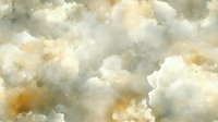 Dreamy abstract cloudscape with soft white, gray, and golden hues creating atmospheric heavenly background for spiritual or contemplative designs.