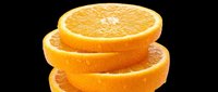 Stacked fresh orange slices isolated on transparent background, ready for t-shirt design, stickers, clipart, print on demand, and sublimation projects.