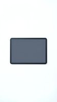 Digital tablet with blank screen isolated on white background, mockup for app or website presentation.