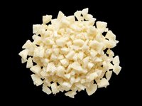 Minced garlic pile isolated on transparent background, ready for food design, recipe cards, T-shirts, stickers, print on demand, and culinary clipart use.