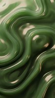 Abstract green marble texture with flowing swirls and cream accents for luxury design backgrounds and modern artistic projects.