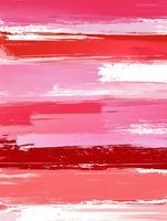 Abstract pink and red brush strokes create horizontal bands with textured paint effects for modern artistic backgrounds and contemporary design projects.