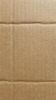 Brown cardboard texture with folded creases and natural fiber surface for packaging and craft projects.