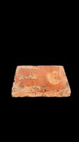 Single terracotta brick isolated on transparent background, ready for design use in construction graphics, architectural clipart, building material illustrations, print-on-demand products, and educational materials.