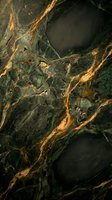 Dark green marble stone texture with golden veins and natural patterns for luxury interior design backgrounds.