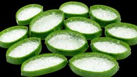 Sliced cucumber rounds with fresh green skin and white flesh isolated on transparent background, ready for clipart, t-shirt design, print-on-demand, stickers, and sublimation projects.