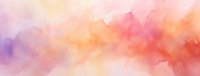 Soft watercolor background in delicate pink, orange and purple hues blending seamlessly together creating dreamy ethereal wash effect for artistic designs.