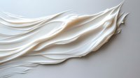 Flowing white paper art sculpture with dynamic wavy lines and soft shadows creating elegant abstract minimalist wall decoration piece on neutral background.