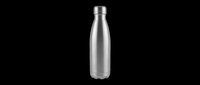 Stainless steel insulated water bottle isolated on transparent background, ready for clipart, print on demand, sticker, sublimation, and t-shirt design use.