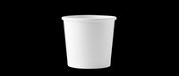 White paper cup isolated on transparent background, ready for T-shirt design, clipart, stickers, print on demand, and sublimation projects.