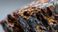Rusty corroded metal surface with flaking paint and oxidation damage showing industrial decay and weathering effects over time.