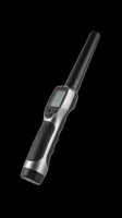 Digital hair curling iron with LCD display, isolated on transparent background. Ready for design use on t-shirts, clipart, stickers, print-on-demand products, and sublimation projects.