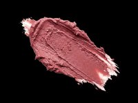 Dusty rose lipstick smear isolated on transparent background, ready for beauty, cosmetic, makeup design, stickers, print on demand, and T-shirt use.