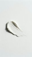 White paint stroke smear on isolated background, ready for design projects, branding, and creative compositions.